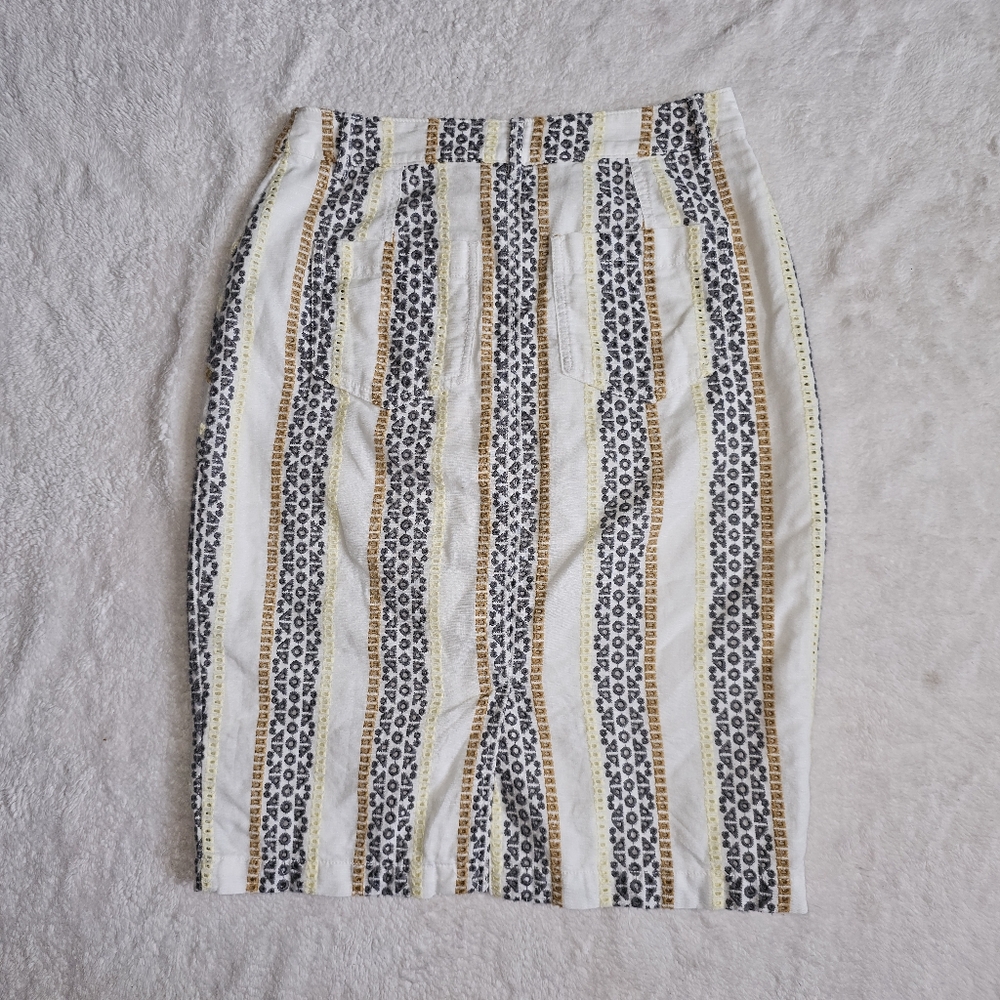 Anthropologie 2-Piece Shirt And Skirt Set Size 4 - Picture 9 of 15